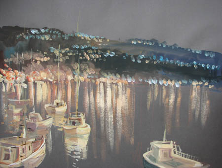 croatia-painting-Volosko-Night-50х65-2007