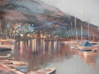 croatia-painting-Volosko9-50х65-watercolor-pastel